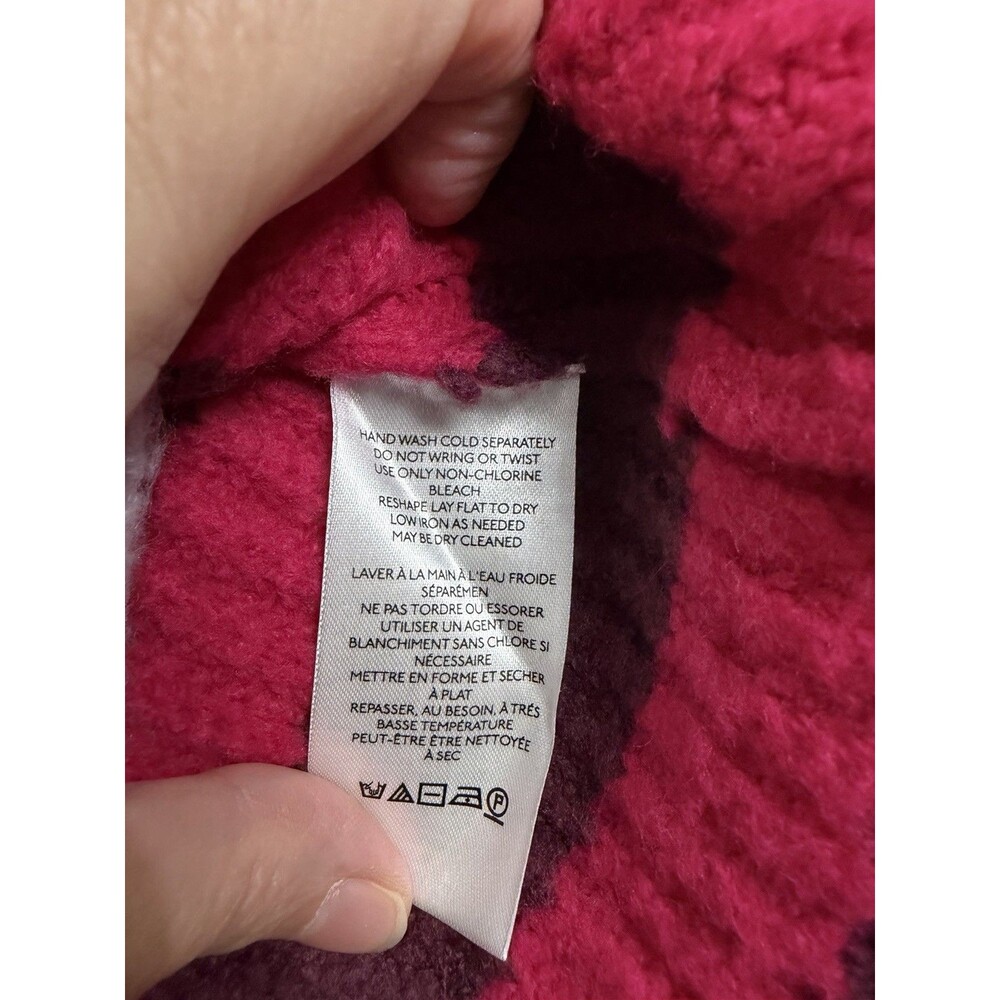 Maeve by Anthropologie Striped Yak Blend Sweater – Pink & Brown | Size Small - Picture 4 of 9